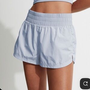 Varley Light Blue Athletic Shorts